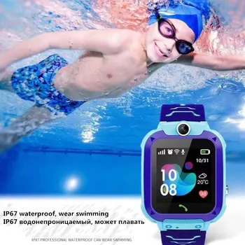 Bērniem GPS Tracker Skatīties GPS LBS Pozicionēšanas Kameru Ūdensizturīgs IOS Android bērniem Smart Tālrunis Pulkstenis Dāvanu TD27 1gb