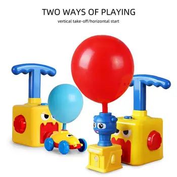 Inerces Spēku gaisa Balonu Auto Rotaļlietas Izglītība, Zinātne Eksperiments Rotaļlieta Puzzle Fun Inerces Jaudas Auto Balons, Rotaļlietas, Dāvanas Bērniem