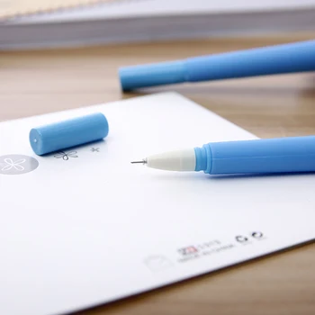 0.38 mm Gudrs Kawaii Plastmasas Gēla Pildspalva Karikatūra Rabbit Pen Jauki Neitrāls Pildspalvas Rakstīšanai Bērniem Dāvanu korejas Kancelejas preces, Skolas Supplie