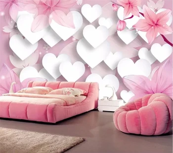 Wellyu Custom tapetes silts, romantisks mīlestība, 3D murals viesistaba, guļamistaba, TV fona wall papers mājas dekoru 3d papel de parede
