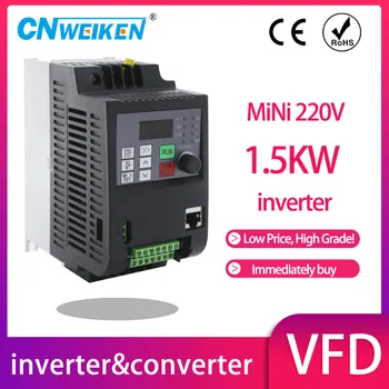 2.2 KW 3ZS VFD Inverter Freqency Converter Mainīgas Frekvences Pārveidotājs Vadīt Inverter VFD Mehānisko Ātruma PWM Kontroles