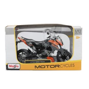 Maisto 1/12 KTM 690 Duke Motociklu Motociklu Lējumiem Displeja Modelis Rotaļlietas Bērniem Zēni Meitenes