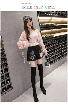 2019. gada rudens un ziemas jauno korejas modes vizuļi fāzēm, kašmira plaša kāju liela izmēra velveta ārējā valkāt bikses