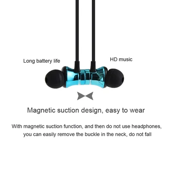 DAONO Bluetooth Austiņas, Telefona Sporta Bezvadu Austiņas Ar Mikrofonu Stereo Auriculares Bluetooth Austiņas un Earbuds pie Auss liekamā daļa