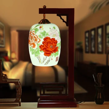 Ķīna viesistaba Vintage Galda Lampa, Porcelāna, Keramikas, Galda Lampa, kāzu dekorēšana ķīnas galda lampas antique