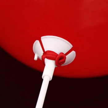 20Pcs/daudz 40cm PVC Balts Balons, Nūjas, Turētāji Ar Stieņiem Tases Klipu Kāzu DIY Dzimšanas dienas svinības Apdare Piederumi