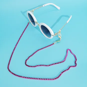 Karājas Virve Saulesbrilles Maskēšanas Ķēdes Sievietēm Kristālu Brilles Ķēdes Ir 2021. Jaunu Modes Rotaslietas Vairumtirdzniecība