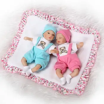 NPKCOLLECTION 20cm Atdzimis Bērnu Lelles Pārdošanai Spilgti Silikona Tā Patiešām ir Meitene vai Zēns Dvīņi Lelles Atdzimis Bērniem Baby Rotaļlietas Xmas Dāvanas