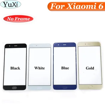 YuXi 1gb Par Xiaomi Mi6 Mi 6 Ārējā Stikla Lēcu Rezerves Daļas Xiaomi Mi 6 Touch Objektīva Ārējais Stikls Melna Balta, Zila, Zelta