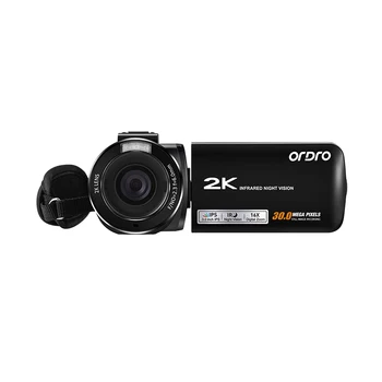 Ordro HDV-Z63 2K Digitālo Video Kameru Infrasarkano Nakts Redzamības Videokameru, Wifi, HD 1080P 30 kadri / s ar Tālvadības pulti, Dual LED Gaismas