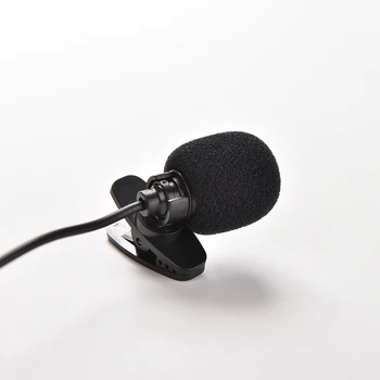 Mini 3.5 mm Kaklasaiti Atloks Lavalier Klipu Par Mikrofonu, lai Lekcijas Mācību 3.5 mm taisnā Leņķī Kontaktdakšu DATORA Darbvirsmas Mic (Mikrofons 1gab.