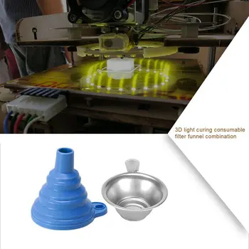 3D Gaismas Konservēšanas Palīgmateriāli Filtrēšanas Piltuve Kombinācija 3D Printeri, Aksesuāri, Gaismjutīgās Sveķu Pārstrādes Labs Palīgs