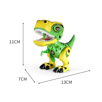 Sakausējuma Elektriskā Dinozauru Rīcības Rotaļlietas Bērniem, Skaitļus, Ķermeņa Dinozaura Modelis Tyrannosaurus Bērniem Rotaļlietas ar Skaņas Gaismas