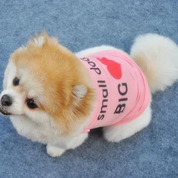 Liela Sirds Mazs Suns Pet Audums Suņu Apģērbu Modes Pavasara Un Vasaras Kokvilnas Ērti Suns Bez Piedurknēm, Vestes Pet Kostīmi