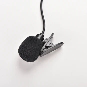 2gab Portatīvo Clip-on Atloks Lavalier Mikrofons (3,5 mm Mini Vadu Kondensatora Mikrofons Viedtālruņiem DATORU, Portatīvo datoru Mikrofoni