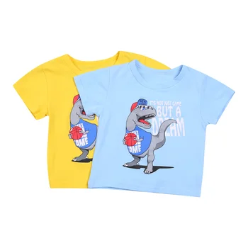 OPPERIAYA Toddler Bērniem, Bērnu Zēniem Karikatūra Dzīvnieku Print Vasaras jauks T-krekls ar apaļu kakla Gadījuma Īsām Piedurknēm Topi Bērniem