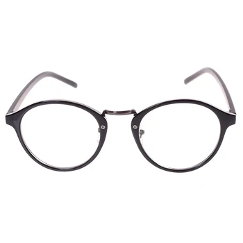 Sieviešu Unisex Skaidrs Nerd Objektīvs Retro Apaļas Brilles, Vintage