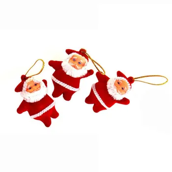 3Pcs Ziemassvētku Rotājumi Dāvanu Mini Santa Claus, Sniegavīrs Ziemeļbriežu Lelle Pakārt Rotājumi Roku darbs Ziemassvētku Rotājumi Mājām /d
