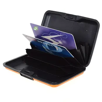 Alumīnija Metāla Bankcard Bloķēšana, Cietā Lietā Maka Kredītkarti Anti-RFID Skenēšanas Aizsargātu Turētājs Vīriešiem un Sievietēm