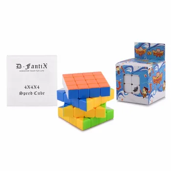 D-FantiX Ciklona Zēni 4x4 Ātrums Cube Stickerless Uzlabota Versija Gluda Burvju Kubs, Puzles, Rotaļlietas (60mm) Bērniem, Pieaugušajiem, Students