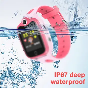 Bērniem Smart Skatīties IP67 Waterproof Digitālā Bērniem rokas Pulkstenis SOS Zvanu Zēni Meitenes Smart Locator Anti Zaudējumu Uzrauga Balss Čats