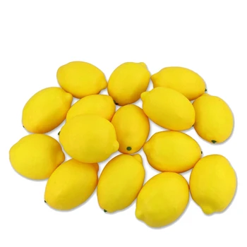 15Pcs Mākslīgā Viltus Augļu Simulāciju Dzelteno Citronu Dekorācijas,kas Joprojām ir Dzīvi, Gleznas, Mājas Virtuve Partijas Apdare