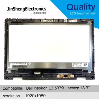 5379 Original LCD LED Ekrānu Montāža Dell Inspiron 13 5379 LCD + Touch Digitizer Montāža FHD Displejs LP133WF2 SP L2