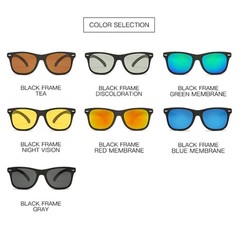 Kniežu Polarizētās Saulesbrilles, Vīriešu, Sieviešu, Elastīga TR90 Kvadrātveida Saules Brilles Classic Zīmola Dizaina Braukšanas Briļļu Oculos masculino
