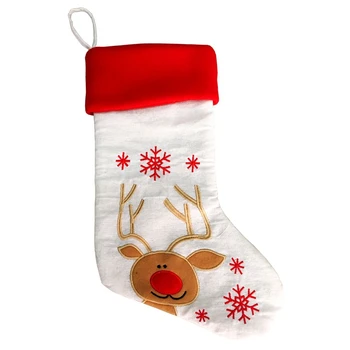 12 Gab Ziemassvētku Zeķes Santa,Sniegavīrs,Ziemeļbriežu Ziemassvētki Raksturs Rotājumi Puse Piederumu Jauno Gadu Konfektes Soma Vairumtirdzniecības X2