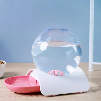 Burbulis Automātiskā Pet Cat Ūdens Padeve Pet Suņiem Lielas Ietilpības Ūdens Tvertni Ar Bumbu Kaķis Ūdens Dzeramā Bļoda Jaunas