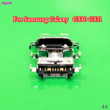 10PCS/Daudz Par Samsung Galaxy Grand Ministru G530 G530H G530F G531 G531F G531H USB Uzlādes Doks Kontaktligzda Kontaktligzda Uzlādes Port Savienotājs