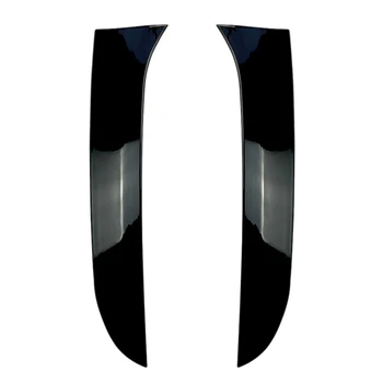 Gloss Black Aizmugures Sānu Spārnu Jumta Spoilers Uzlīmes Melns Vāks Golf 6 MK6 Variants Vagons