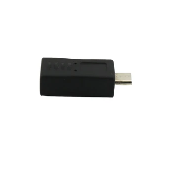 5x Micro USB 5Pin Vīriešu Micro 5-Pin Female Ligzda Vīriešu /Sieviešu Pagarināšanu Pārveidotāja Adapteris Melns Taisni