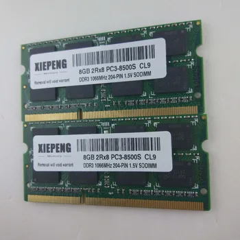 Klēpjdators 16GB 2Rx8 PC3L-12800S 8GB DDR3 1333MHz PC3 10600 RAM 4GB PC3-8500S 1066MHz Notebook Atmiņas kopne DDR3 1600 Datoru