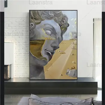 Abstraktā Māksla Sienas Dekori Dāvida Skulptūru Attēlu Ainavu Kanvas Glezna Eju Dzīvojamā Istaba Gaitenis Mūsdienu Mājas Dekoru Plakāts