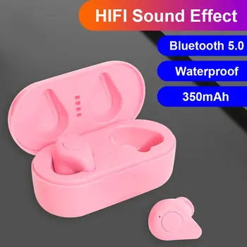 Q6 Bluetooth Bezvadu Austiņas Trokšņu Slāpēšanas Mini Austiņas ar Uzlādes Lodziņā Pārraides Frekvence 2.4 GHZ-2.48 GHZ