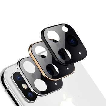 Lamorniea Atpakaļskata Kamera Aizsargs Filmu Stick iPhone X Xs Max Aizmugurējo Kameru Protector For iPhone 11 pro Max Viltus Kameru Uzlīme