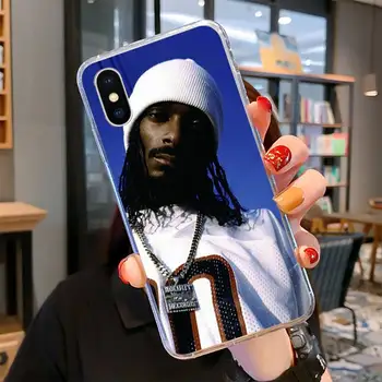 Amerikāņu Reperis Snoop Dogg Telefonu Gadījumā Samsung S10 S10lite 2019 S9 S9plus S7 S8 Pārredzamu Gadījumos