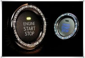Karstā Car Styling Dzinēja Start Stop Aizdedzes Gredzenu Volvo S90 C30, C70 S60 S80 V40 V60 V70 V90 XC40 XC60 XC70 XC90 Piederumi