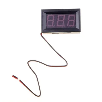 Mini Digitālais Voltmetrs Ammeter DC0-100v Panelis Voltu Strāvas Mērītāja Tester ar 2/3 Vadi, LED Panel Digitālais Displejs 5.6 Gadā