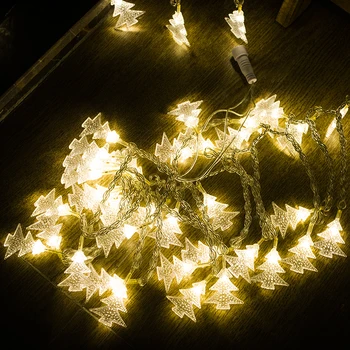 Garums 32.8 pēdu PVC ziemassvētku eglīte LED string ziemassvētki apdare iedomātā gaismas āra ūdensizturīgs IP46 puse pasaku gaismas