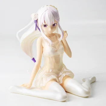 12cm Japānas Anime Re:Nulles Sākot Dzīves Anther Pasaules Attēls Rotaļlietas, Ram, Rem Emīlija Rīcības Attēls PVC Kolekcionējamus Sexy Modelis Lelles