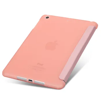 Ping Jaunu Gadījumā iPad 2 Gaisa PU ādas gadījumā vāks+3 reizes TPU silikona Smart Miega Mosties Tablet Case For Apple iPad 6