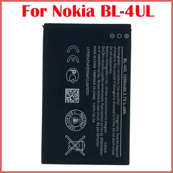 Oriģināls 1200mAh akumulators BL-4UL Akumulatoru Nokia Asha 225 RM-1011 1012 1126 1172 TA-1030 Jaunus Augstas Kvalitātes Akumulatora+Izsekošanas numuru