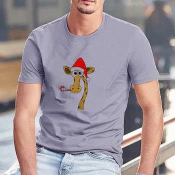Vīriešiem ir Smieklīgi Izdrukāt T Krekls Vasaras Modes Cēloņu Vīriešu Īsām Piedurknēm ar Apaļu Kakla Topi