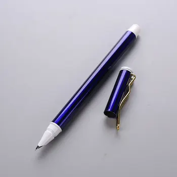 1gb Metāla smidzināšanas viļņotu zelta pārklājumu pildspalvu karājas 1123 studentu pildspalvas