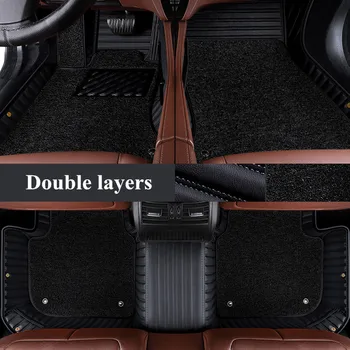 Laba kvalitāte! Pasūtījuma speciālās automašīnas grīdas paklāji BMW X4 G02 2021-2019 ūdensizturīgs dubultā slāņu paklājus X4 2020. Gadam,Bezmaksas piegāde