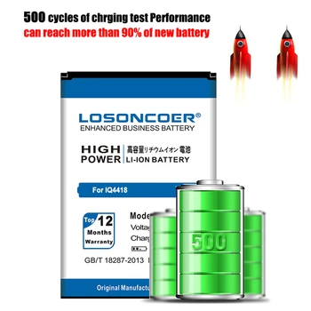 LOSONCOER 2600mAh BL3818 Akumulatoru FFLY IQ4418 LAIKMETA Stilu 4 / Micromax S308 Akumulators