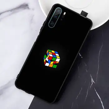 Rubika kubs Krāsains vienādojumu Tālruni Gadījumā, Huawei P9 P10 P20 P30 Pro Lite smart Palīgs 10 Lite 20 Y5 Y6 Y7 2018 2019