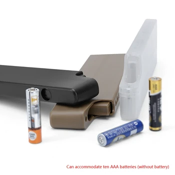 Akumulatoru Uzglabāšanas Kārba Putekļu necaurlaidīgs Anti-sprādziena Aizsargs, Ja EDC Turētājs 10 AAA Baterijas